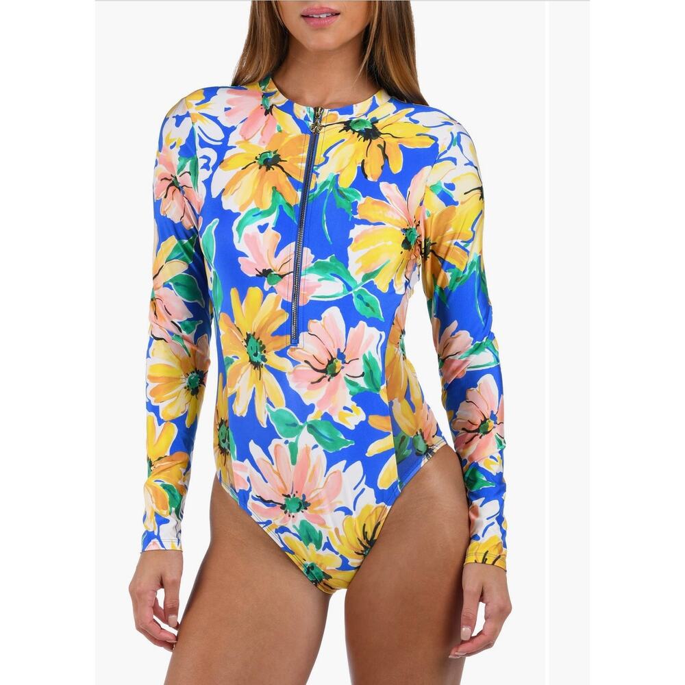 Sunshine 79 Sunflower Getaway Paddlesuit One Piece Swimsuit Small